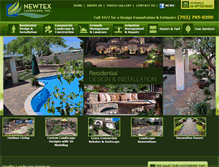 Tablet Screenshot of newtexlandscape.com